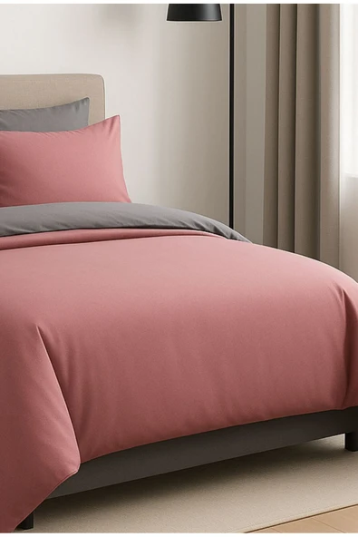 Sheri Home YENİ 100% Yıkanmış Pamuk Tek Kişilik Nevresim Seti(Yorgan Kılıfı+1 Adet Yastık Kılıfı) MODEL8821 ürün görseli 1