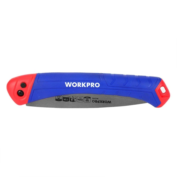 WORKPRO WP333002 180mm Katlanabilir Profesyonel Ağaç Budama Testeresi - Resim 4