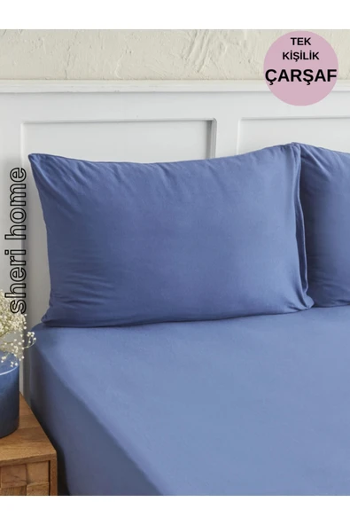 Sheri Home Tek Kişilik Lastiksiz Çarşaf Ve 1 Adet Yastık Kılıfı ürün görseli 1