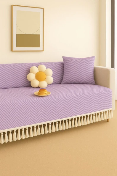 Sheri Home Berlina Koltuk Örtüsü Kaymaz Kumaş Özelliği 180 X 200 Cm PiKE8882199 ürün görseli 1