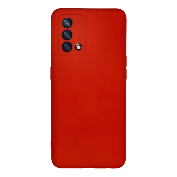 Oppo A74 4g Kılıf Nano İçi Kadife Silikon - Kırmızı ürün görseli 1