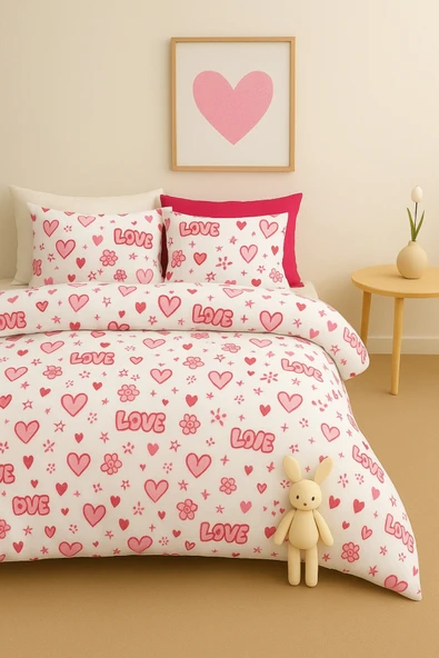 Sheri Home Tekstil Tek Kişilik Nevresim Takımı Yeni KonseptTy8282888 ürün görseli 1