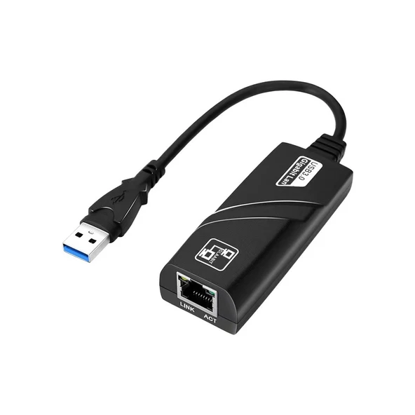 PrimeX PX-2035 Gigabit Lan Adaptör, 1000mbps Gigabit Ethernet Adaptör, USB Ethernet Dönüştürücü, Gigabit USB internet Çevirici, USB Network Çevirici, RJ45 Adaptör 1000mbps ürün görseli 1