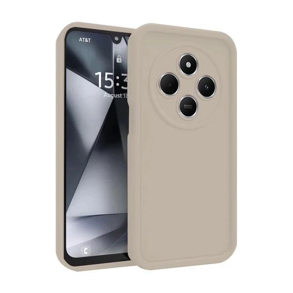 Xiaomi Redmi 14c Kılıf Viera Silikon - Krem ürün görseli 1