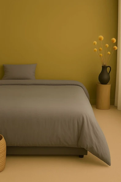 Sheri Home YENİ 100% Yıkanmış Pamuk Tek Kişilik Nevresim Seti(Yorgan Kılıfı+1 Adet Yastık Kılıfı) MODEL8821 ürün görseli 1