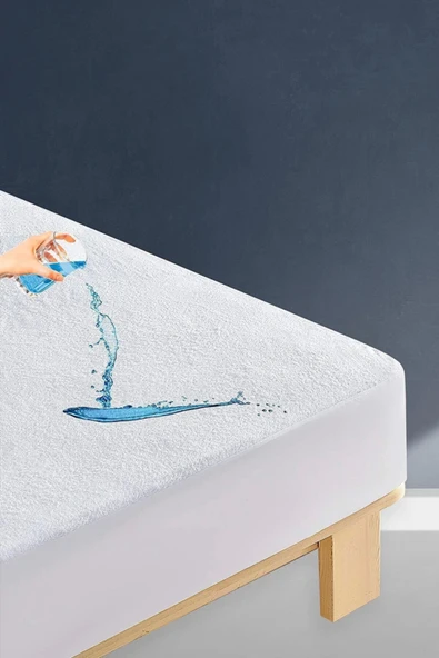 Sheri Home Tekstil Tek Kişilik 90x190cm Yatak Koruyucu Sıvı Geçirmez Fitted Alez ürün görseli 1