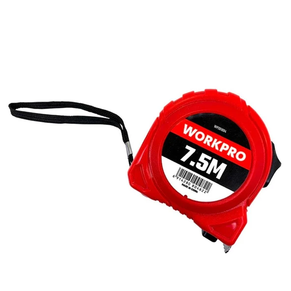 WORKPRO WP261004 7,5Mx25mm Beyaz Çelik Şerit Metre - Resim 4