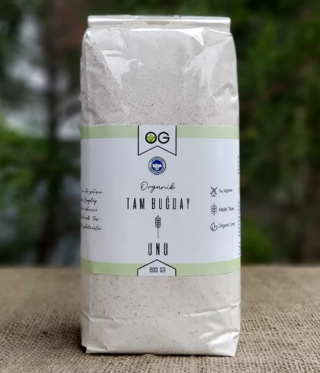 OG NATURAL ORGANİK TAM BUĞDAY UNU 800 GR ürün görseli 1