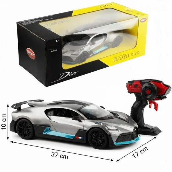 Kumandalı Şarjlı Işıklı Full Fonksiyon Bugatti Divo Oyuncak Araba ürün görseli 1