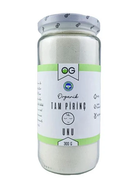 OG NATURAL ORGANİK TAM PİRİNÇ UNU 300 GR ürün görseli 1