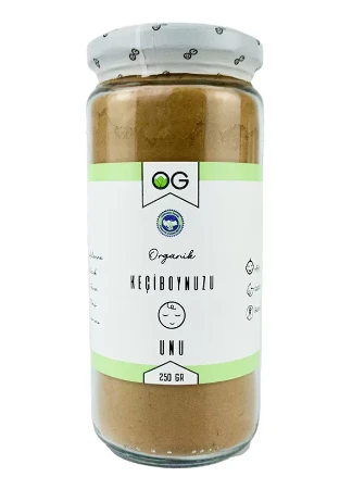 OG NATURAL ORGANİK KEÇİBOYNUZU UNU 250 GR ürün görseli 1