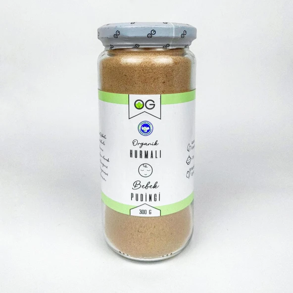 OG NATURAL ORGANİK HURMALI BEBEK PUDİNGİ 300 GR ürün görseli 1