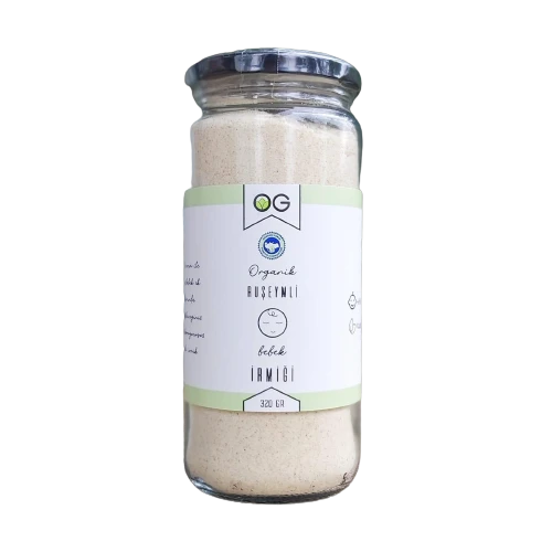 OG NATURAL ORGANİK RUŞEYMLİ BEBEK İRMİĞİ 320 GR ürün görseli 1