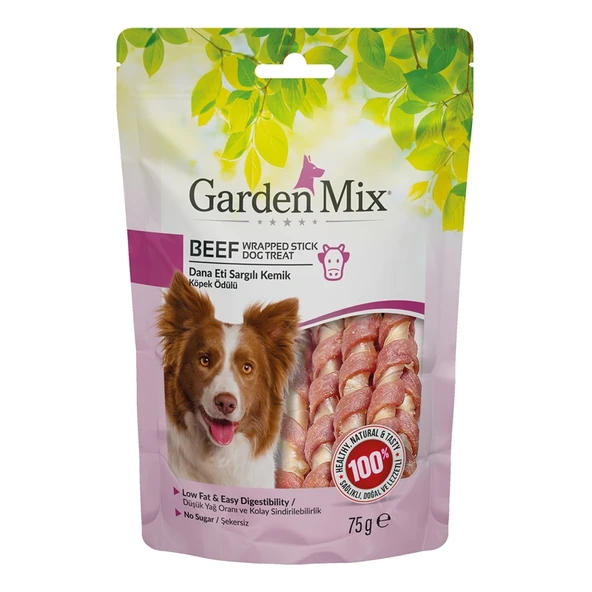 Garden Mıx Dana Etli Kemik Köpek Ödülü 75 Gr ürün görseli 1