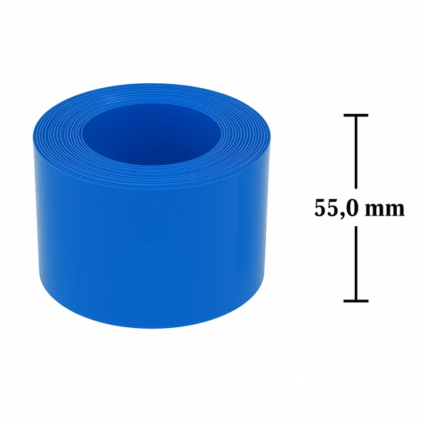 DIS KILIF 55X0.08 MM MAVI-(5 METRE) ürün görseli 1