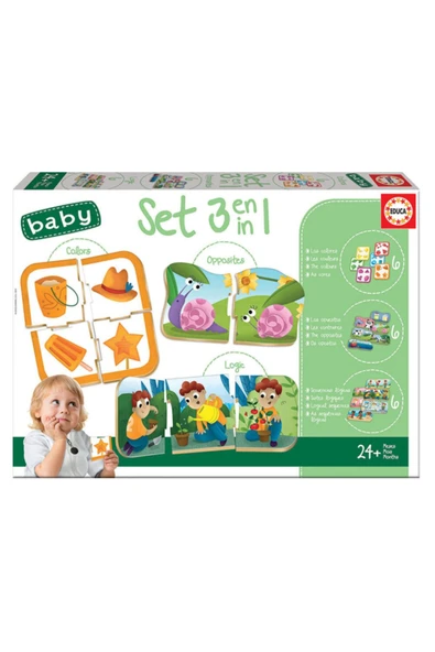 Puzzle 3 In 1 Baby Set 18123 ürün görseli 1