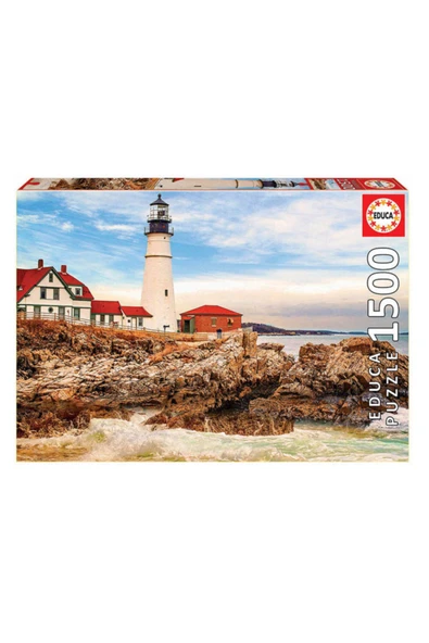 EDUCA Puzzle 1500 Parça Rocky Deniz Feneri 17978 ürün görseli 1