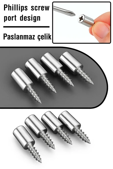 30'lu Raf Destek Vida Seti - Resim 8