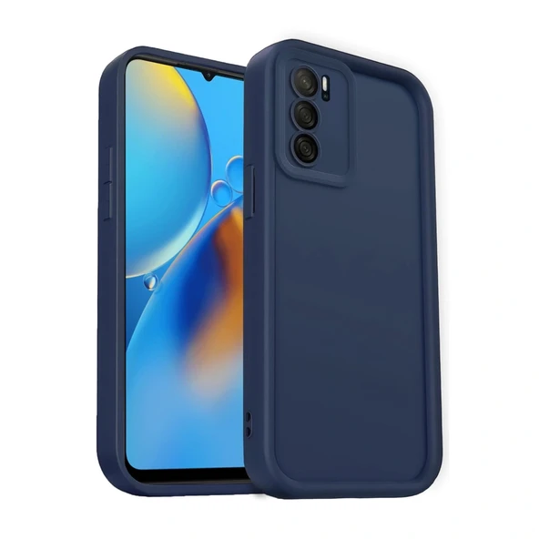 Oppo A16 Kılıf Viera Silikon - Lacivert ürün görseli 1