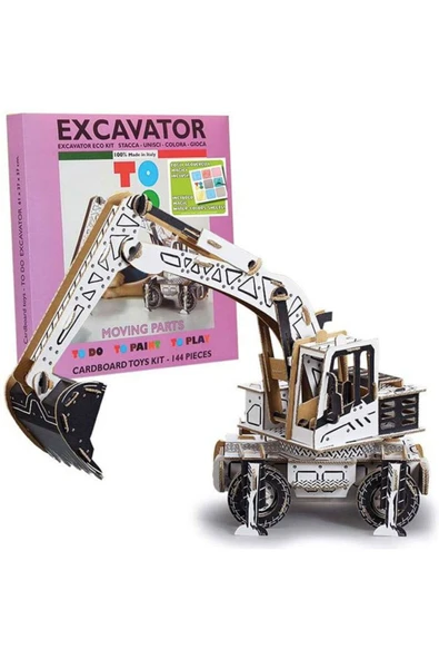 Excavator 3D Boyanabilir Maket Ex6019 ürün görseli 1