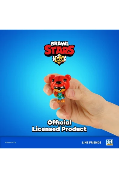 Brawl Star 8 Li Figür Seti - Model 2 - (LEON MEG) - Resim 4