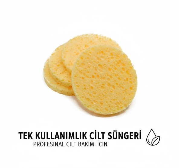 TEK KULLANIMLIK CİLT BAKIM SÜNGERİ 2Lİ PK ürün görseli 1