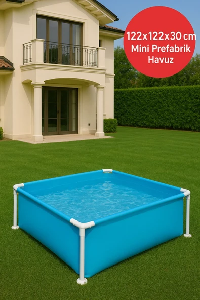 MiniCool Kare Bahçe Havuzu – 122x122x30 cm ürün görseli 1