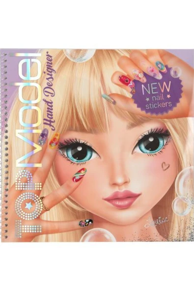 TOPModel Create Your Hand-Design Colouring Book - Resim 2
