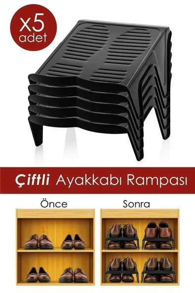 5'li Çiftli Ayakkabı Rampası ürün görseli 1