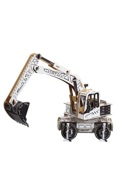 Excavator 3D Boyanabilir Maket Ex6019 - Resim 2