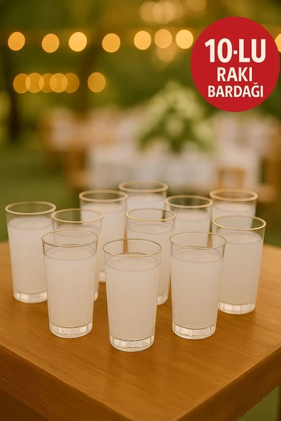14 Adet Plastik Rakı Bardağı – Düğün, Davet, Organizasyon,parti Için Şeffaf Plastik, Dayanıklı ürün görseli 1