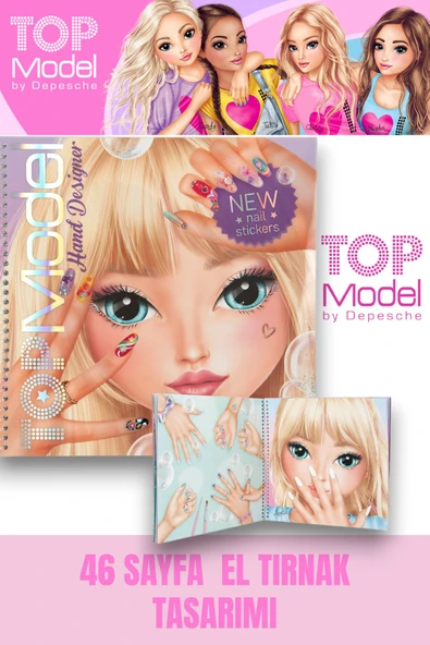 TOPModel Create Your Hand-Design Colouring Book ürün görseli 1