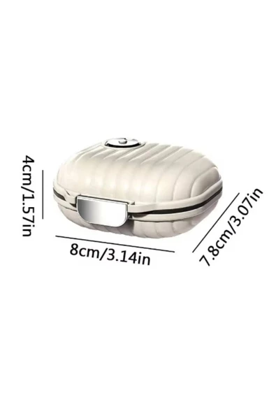 Krem Mini İlaç Kutusu - Resim 5
