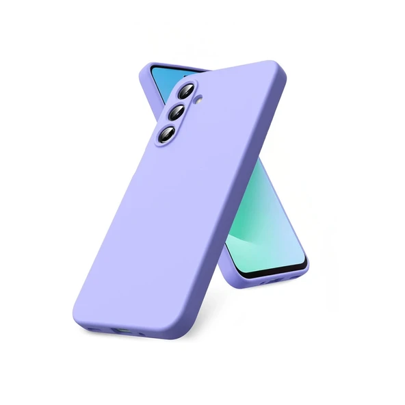 Samsung Galaxy A17 5g Nano İçi Kadife Silikon - Lila ürün görseli 1