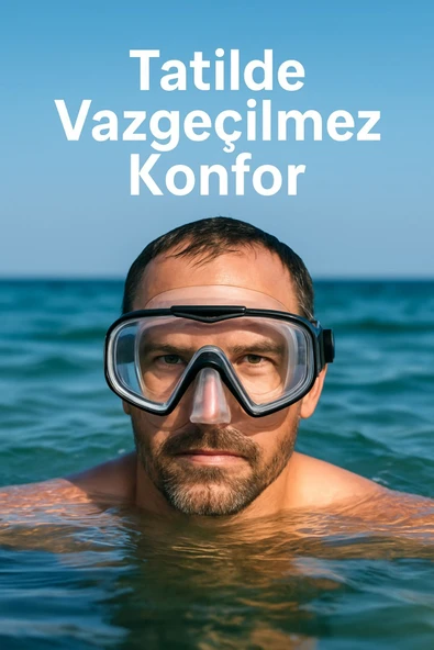 Silikon Profesyonel Yüzücü Gözlük - Resim 4