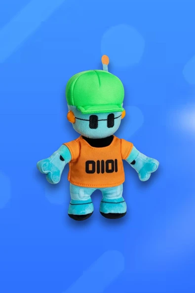 Stumble Guys Robot Guy Peluş 17 Cm - Resim 2