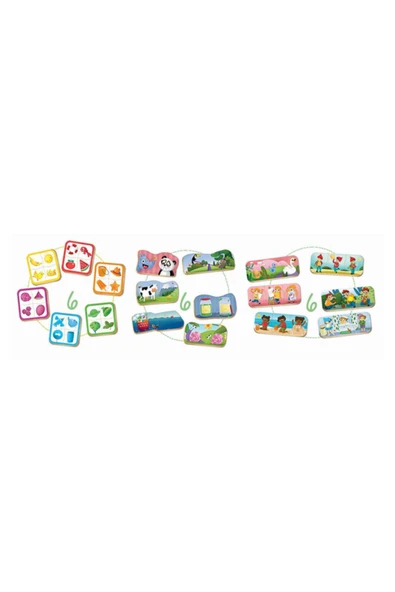 Puzzle 3 In 1 Baby Set 18123 - Resim 2
