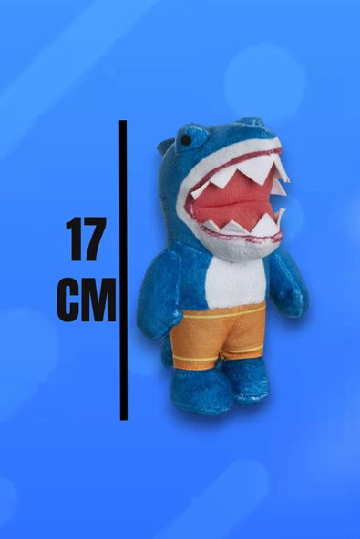 Stumble Guys Megaladon Peluş 17 Cm - Resim 4