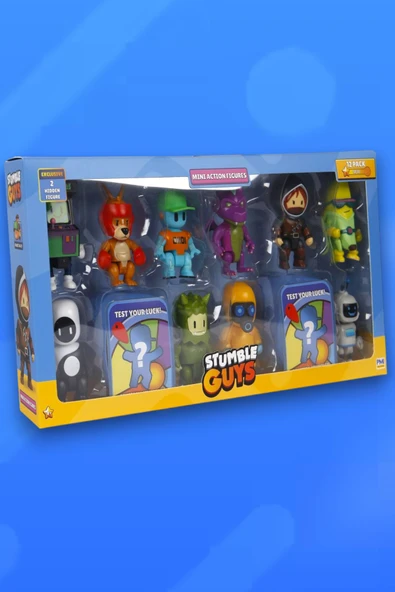 12'li Stumble Guys  Aksiyon Figür Set - Resim 2