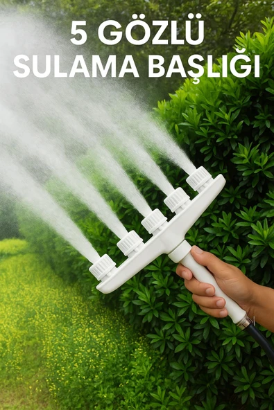 Verimli Vana 5 Gözlü Sulama Ucu - Resim 2