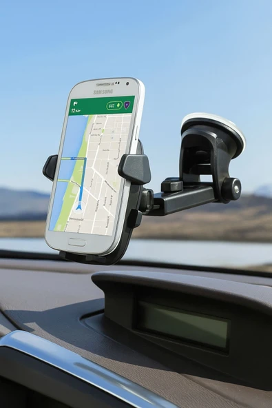 360° Dönebilen Vantuzlu Araç Telefon Tutucu - Resim 3