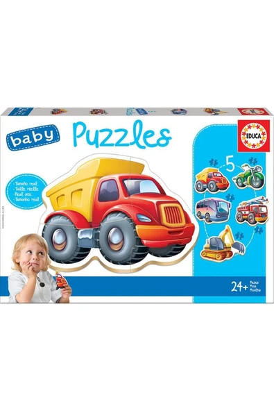 Puzzle Baby Puzzles Vehicles, N/a ürün görseli 1