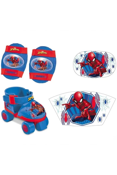 Spiderman 4 Teker Paten Seti - Resim 5