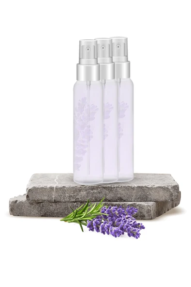 Lavanta Suyu (Hidrosol) 3 x 30 ml. – Lavender Hydrosol Lavanta Hidrosolü Seyahat/Çanta Boy 3'lü ürün görseli 1