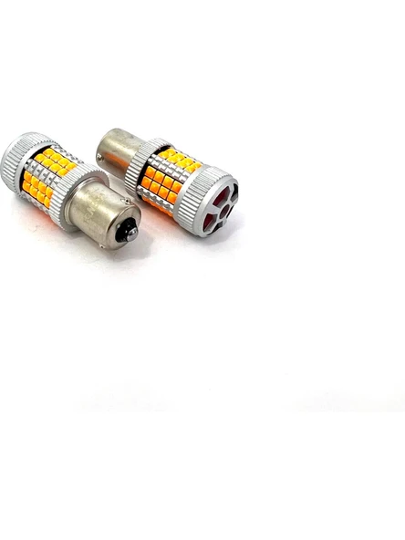 FEMEX Renault Taliant LED Ön Sinyal Ampulleri PY21W  1156 BAU15S Koyu Turuncu ürün görseli 1