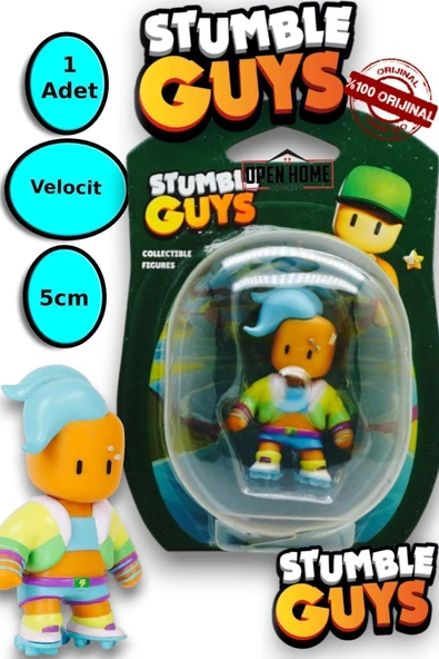 Stumble Guys 5 cm Tekli Figür  - Velocit 1 ADET ürün görseli 1