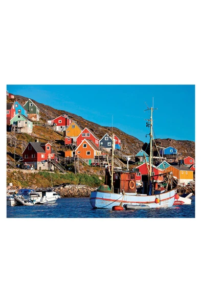 Puzzle 1000 Parça Iskandinav Evler 17745 - Resim 2