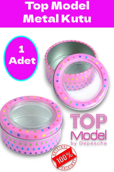 Top Model Teneke Kutu Mor ürün görseli 1