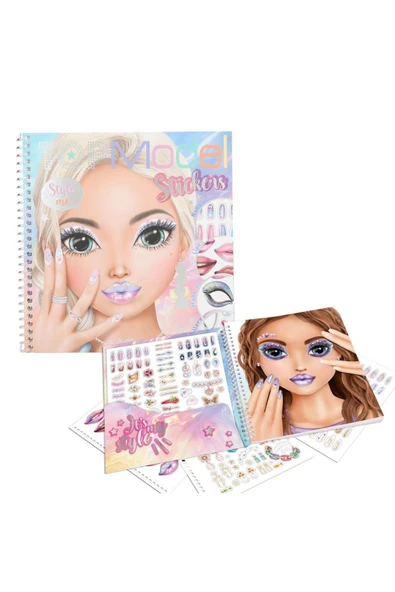 Style Me Makyaj Tasarım ve Çıkartma Kitabı ürün görseli 1