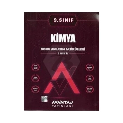 *Kampanya* Avantaj 9.Sınıf Kimya Konu Anlatım Fasikülleri ürün görseli 1